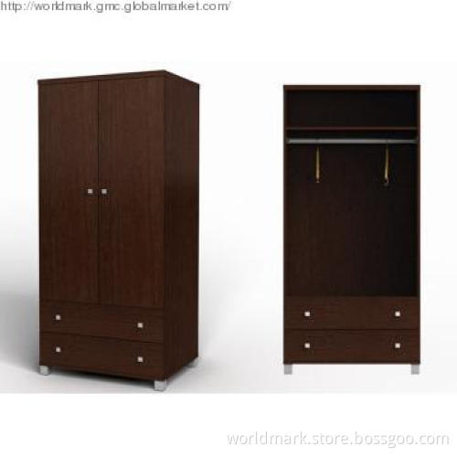 Bedroom 2 Door Wardrobes with Melamine Finish